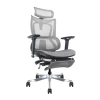 Эргономичное офисное кресло BROBRIYO 2022, Роскошное кресло руководителя с подголовником и подставкой для ног