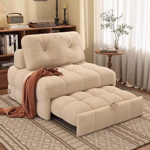 Ghế <span class=keywords><strong>sofa</strong></span> giường kiểu biệt thự 4 chỗ ngồi cao cấp, khung gỗ, thiết kế vải có thể thu gọn và gấp lại, dành cho khách sạn và phòng khách - Product Image 2