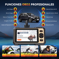 THINKCAR Escáner OBD2 Actualizaciones Gratuitas de por Vida Thinkscan 662 Herramienta de Diagnóstico Bidireccional para Automóviles