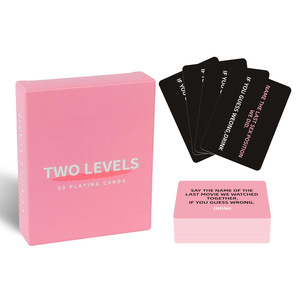 Juego de Cartas Interactivo para <span class=keywords><strong>Parejas</strong></span>, 50 <span class=keywords><strong>Preguntas</strong></span> y Respuestas Divertidas con Temática de Citas, Personalizable, en Caja de Color, para Mejorar la Relación - Product Image 1