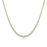 Fabrication de bijoux sur mesure en argent sterling 925 avec moissanite pour femmes et hommes, collier tennis hip-hop, moissanite complète, mariage, OEM/ODM