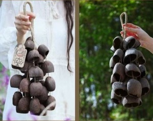 Wholesale Nut Shell Wind <b>Chime</b> Hand Shake <b>Bell</b> Sound Healing Instrument for Yoga Meditation Sound Therapy Home Decor - Product Image 6
