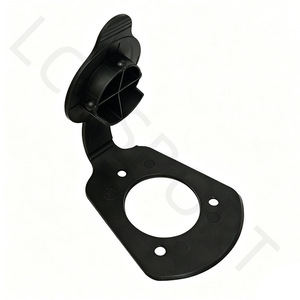 Support de canne à pêche avec joint d'étanchéité en PVC noir coudé pour bateau et yacht – Accessoire de quincaillerie marine - Product Image 3