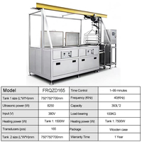 Máquina de Limpieza Ultrasónica de Doble Tanque Totalmente Automática con Brazo Robótico de Grúa Pórtico para Lavado y Desengrasado de Piezas Industriales