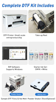 Mesin bisnis kecil layanan purna jual Dtf A3 printer Transfer Inkjet untuk Diy T Shirt mesin cetak tas Tote