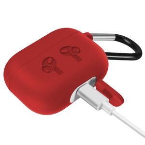 Nuova custodia anti-scivolo antiurto con gancio, <span class=keywords><strong>cover</strong></span> in silicone antigraffio per <span class=keywords><strong>AirPods</strong></span> Pro 2 3 1 2 Gen, protettiva - Product Image 2