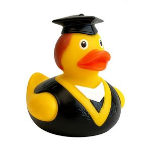 Jouets de bain en PVC personnalisés en gros en forme de canard, avec motifs imprimés, pour la baignoire - Product Image 2