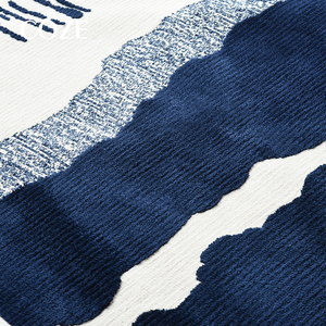 Modern Style Beach-<strong>themed</strong> Patterned Carpet with the Color of the Sea Rugs for Living <strong>Room</strong> and Bedroom - Product Image 3