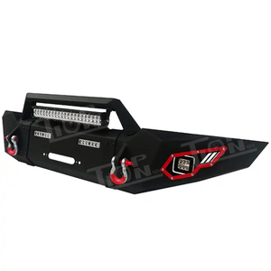 4X4บั๊มเปอร์แบบออฟโรดกันชนหน้าพร้อมไฟกระทิงบาร์ผลิตภัณฑ์สำหรับ Wrangler JK JL - Product Image 2
