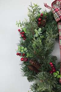 Nouveauté Guirlande de Noël en PVC pour l'extérieur, ronde, artificielle, pour fêtes de Noël - Product Image 3