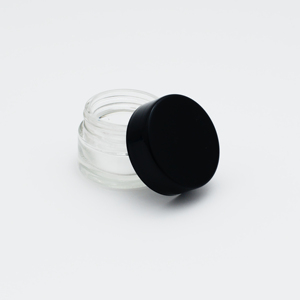 Tarro concentrado resistente a los niños Cannacoast reciclable 5ml 9ml contenedor de vidrio transparente grueso diseño cuadrado capacidad personalizada - Product Image 1