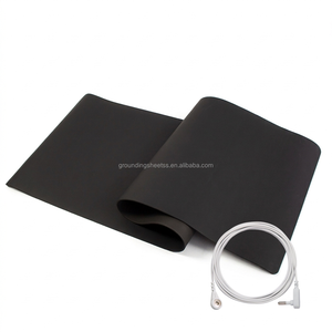 Tapis de yoga Grounding Fitness 5 mm en TPE conducteur avec fil de mise à la terre pour l'entraînement et l'exercice - Product Image 3