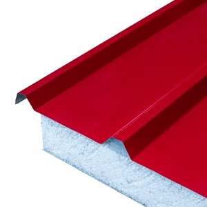 <span class=keywords><strong>Panel</strong></span> Sándwich de Techo Corrugado de EPS, <span class=keywords><strong>Teja</strong></span> de Acero de Color, Instalación Rápida, Lámina de Techo Metálica Corrugada para Construcción - Product Image 3