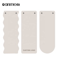 Tapis de yoga en caoutchouc naturel antidérapant avec trou de suspension mural, service de perforation, 4,5 mm, éco-responsable, logo personnalisé, OEM, plusieurs couleurs en stock
