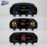Untuk Seri 5 Seri 7 F10 F01 F02 F03 F04 LCD Dashboard Digital Cluster Monitor Layar Anti Silau Kit Instrumen Elektrik Otomatis