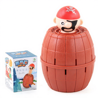 Nouveau seau de farces unique pour pirates, seau interactif pour jeux en famille, jouet de farces adapté aux adultes et aux enfants