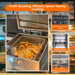Grande remise Machines et équipement alimentaires Mode ébullition <span class=keywords><strong>Pot</strong></span> Cooker Standardiser Cuisson Friteuse à pression commerciale à bas <span class=keywords><strong>prix</strong></span> - Product Image 2
