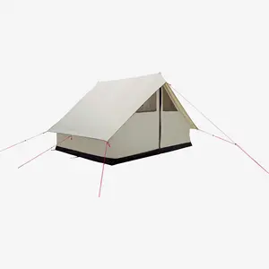 Klassieke Glamping Canvas Patrouilletent Voor Outdoor Kamperen, Op Maat Gemaakte Luxe Grote Katoenen Scouting Patrouille Tent