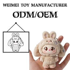 Đồ chơi nhồi bông vinyl ODM/OEM tùy chỉnh, búp bê nhựa PVC mềm, móc khóa đồ chơi mini - Product Image 1