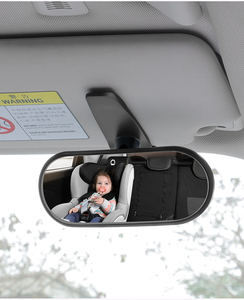 New <b>Car</b> Interior Rearview <b>Mirror</b> Wider Visual Range Easy-to-Use Convex ABS Plastic Glass Side <b>Mirror</b> Clip for Back Seat Watching - Product Image 1