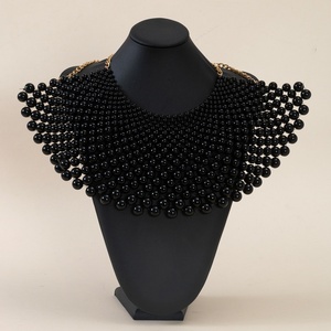 Collana di <span class=keywords><strong>perle</strong></span> finte alla moda collana con colletto intrecciato dolce - Product Image 6