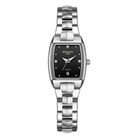 WLISTH Relogio Masculino montre hommes femmes montres carrées Top marque de luxe Quartz doré acier inoxydable montre-bracelet étanche