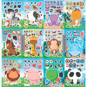 Autocollants décoratifs personnalisés de la série Blue <span class=keywords><strong>Stitch</strong></span> pour garçons <span class=keywords><strong>et</strong></span> filles, jaune Ruben <span class=keywords><strong>Lilo</strong></span> Play Saw Puzzle Party Decorations - Product Image 5