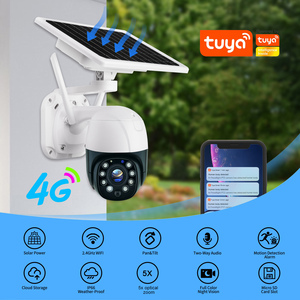 US เม็กซิโก4G ซิมการ์ด Tuya กล้องสำหรับบ้านอัจฉริยะ1080P 3MP HD ไร้สาย WIFI พร้อมแบตเตอรี่พลังงานแสงอาทิตย์คืนวิสัยทัศน์สำหรับ <span class=keywords><strong>outdo</strong></span> ในร่ม - Product Image 2