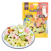Friandises pour chiens : Biscuits nutritifs multi-saveurs 500g, nettoyants pour les dents et désodorisants, saveurs de viande de porc et de fruits, petits pains vapeur