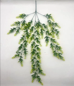 Plantes artificielles vertes d'extérieur, bandes suspendues <span class=keywords><strong>de</strong></span> lavande artificielle pour la décoration <span class=keywords><strong>de</strong></span> fenêtre, <span class=keywords><strong>fleurs</strong></span> <span class=keywords><strong>de</strong></span> <span class=keywords><strong>catalpa</strong></span> éclatantes pour la décoration <span class=keywords><strong>de</strong></span> jardin - Product Image 3