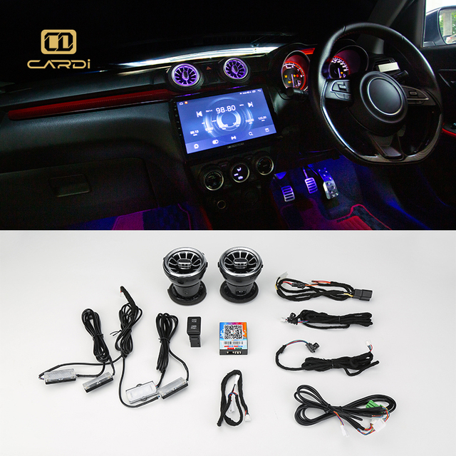 New Condition Suzuki Swift Smart RGBW LED Interior Ambient Lights 12V APP+Switch Control 64 Color OEM Retrofit Auto