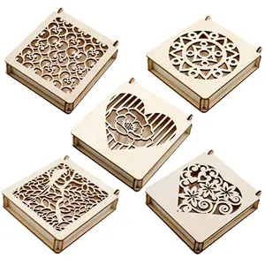 China Factory Latest Best Selling Multifunctional Wood Box Wooden Gift Jewelry Box Unfinished Wooden Boxes Wholesale