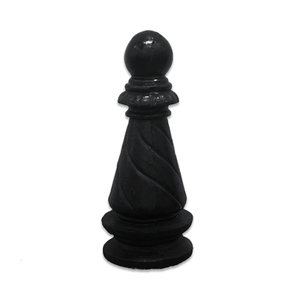 شرائط تحذير رومانية من الحديد الزهر المزخرفة في الهواء الطلق مع نظام حاجز سلسلة اختياري - Product Image 2