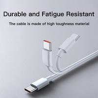 Câble de données USB-C de charge rapide 1M 6A de haute qualité Cantell pour téléphones mobiles Android 5A 6A