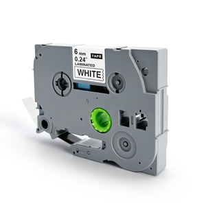 Etiqueteuse Ruban Pour Brother Tze <span class=keywords><strong>Label</strong></span> Tape TZe-111 TZe-211 TZ611 Noir Sur Blanc Lamine 6mm <span class=keywords><strong>Label</strong></span> <span class=keywords><strong>Cassette</strong></span> - Product Image 5