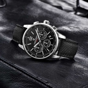 นาฬิกาข้อมือ PAGANI DESIGN YS008 ของแท้สำหรับผู้ชาย กระจก Hardlex เครื่อง Miyota Quartz จากญี่ปุ่น พร้อมฟังก์ชั่นโครโนกราฟ - Product Image 3