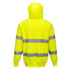 PORTWEST - B304YERS Sweat jaune à capuche haute visibilité-EAN 5036108161386 HI-VIS WORKWEAR - Product Image 2