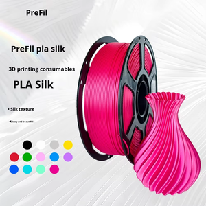 Filament PLA Soie Monochrome 1KG pour Imprimante 3D FDM – Consommables d'Impression 3D Effet Soie Rose - Product Image 1