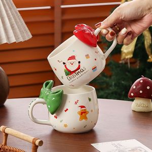 Tasses en céramique de Noël, tasses à café mignonnes, tasses à eau de Noël au design élégant - Product Image 2