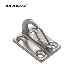 Crochets de suspension simples en acier inoxydable pour bateaux à voile, crochets muraux pour remorquage de cordes, quincaillerie marine - Product Image 3