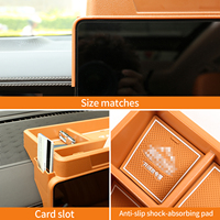 Boîte de rangement pour tableau de bord ABS, organiseur de tableau de bord, accessoires de modification intérieure automobile pour GWM Tank 500