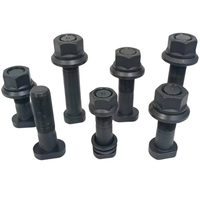 Vente directe usine – Écrou de roue de camion lourd en fer, boulon de pneu OEM 659112612 compatible avec les pièces de camion M20*2*117/130mm