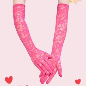 <span class=keywords><strong>Gants</strong></span> de mariée pour femmes, 50 cm, <span class=keywords><strong>gants</strong></span> de protection solaire, <span class=keywords><strong>longs</strong></span> <span class=keywords><strong>gants</strong></span> en <span class=keywords><strong>dentelle</strong></span> florale blanche - Product Image 5