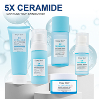 Coffret de Crèmes Visage Naturelles et Biologiques Hydratantes, Réparatrices et Rajeunissantes à la Céramide et à l'Acide Hyaluronique