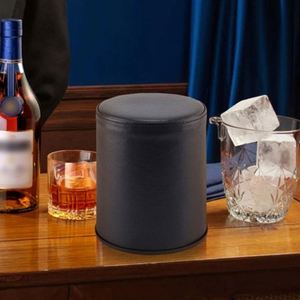 Felt Lined Professional <b>Dice</b> Cup PU Leather Quiet Shaker Cups Includes 6 Dot <b>Dice</b> for Bar Gatherings Party Board Games - Product Image 3