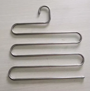 Bán Buôn 5 Lớp Quần Quần Áo Móc Áo Tiết Kiệm Ma Thuật Bằng Gỗ Quần Móc Áo Tổ Chức Kim Loại Yoga Quần Móc - Product Image 5