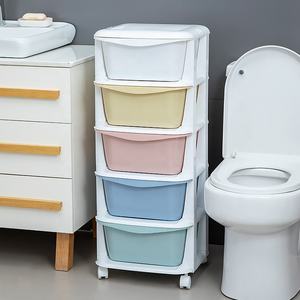 منظم برج التخزين ، أدراج تخزين بلاستيكية ، مستلزمات تخزين لغرف النوم والحمام وغرفة المعيشة - Product Image 5