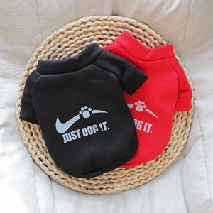 Pet Dog Clothes Fleece Lined Crew Neck Sweatshirt With Letter Print For Cats And Dogs Red Green Yellow Black - Product Image 3