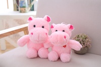 Prix usine 35CM jouets en peluche ours en peluche Mini jouet griffe peluche hippopotame jouets avec porte-clés Machine distributeur automatique poupée