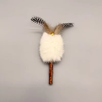 Jouet pour chat en fourrure de lapin, jouet à mâcher en Silvervine pour le soin dentaire des chats, accessoires de rechange pour jouet auto-entretenant Snuggle Kick